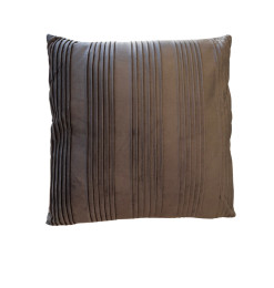 Coussin déco en velours gris foncé strié, 45×45 cm | Coussins déco , Dakar, Sénégal