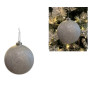 Boule de Noël argentée pailletée 15 cm en PVC |Boules de Noël |1 500 CFA ,Dakar, Sénégal