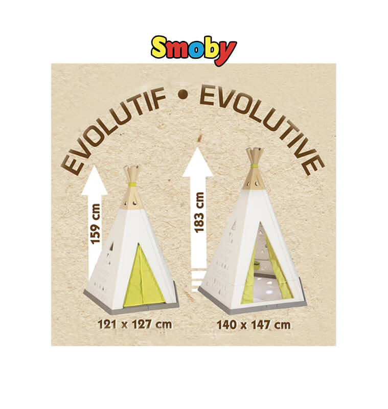 Tipi évolutive - De 2 à 8 ans | Maisonnettes & Toboggans | 236 400 CFA , dakar, Sénégal