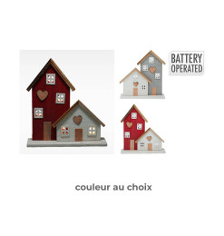 Maison colorée LED 8 cm |Luminaires de Noël |6 600 CFA ,Dakar, Sénégal