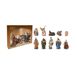 Figurines de la Nativité - Lot de 10 pièces