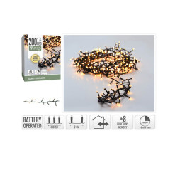Guirlande lumineuse 200 LED blanc chaud, 4 mètres |Luminaires de Noël |4 200 CFA ,Dakar, Sénégal