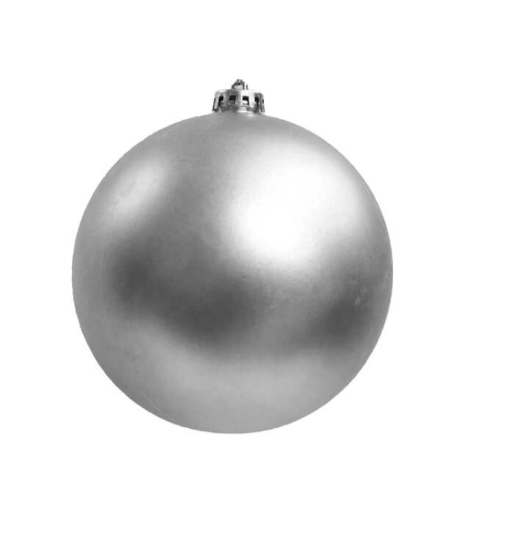 Boule de Noël géante argentée 30 cm en plastique |Boules de Noël |15 600 CFA ,Dakar, Sénégal