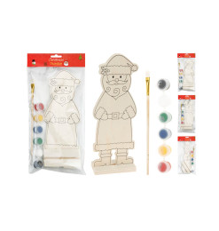 Kit peinture Noël en bois |Autres accessoires Noël |2 200 CFA ,Dakar, Sénégal