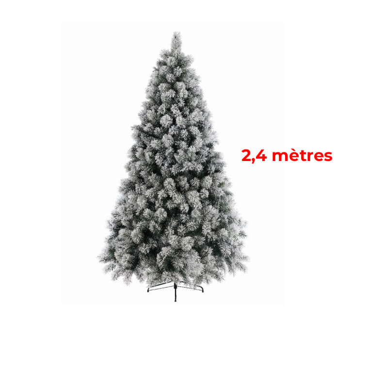 Sapin de Noël enneigé, 1320 branches, 240 cm |Sapins de Noël |114 000 CFA ,Dakar, Sénégal