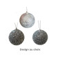 Boule de Noël en mousse argent, 10 cm |Boules de Noël |1 250 CFA ,Dakar, Sénégal