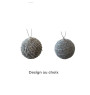 Boule de Noël en mousse argent, 8 cm |Boules de Noël |900 CFA ,Dakar, Sénégal