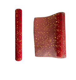 Rouleau tissu décoratif rouge à motifs étoiles, 36×270 cm |Art de la table Noël |2 000 CFA ,Dakar, Sénégal