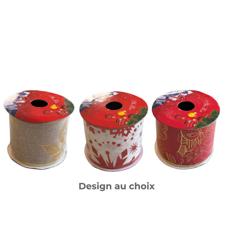 Ruban décoratif de Noël, 6,3×270 cm |Autres accessoires Noël |1 000 CFA ,Dakar, Sénégal