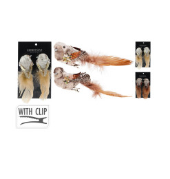 Oiseau sur clip 14 cm - Set de 2\r\n |Suspensions de Noël |2 300 CFA ,Dakar, Sénégal