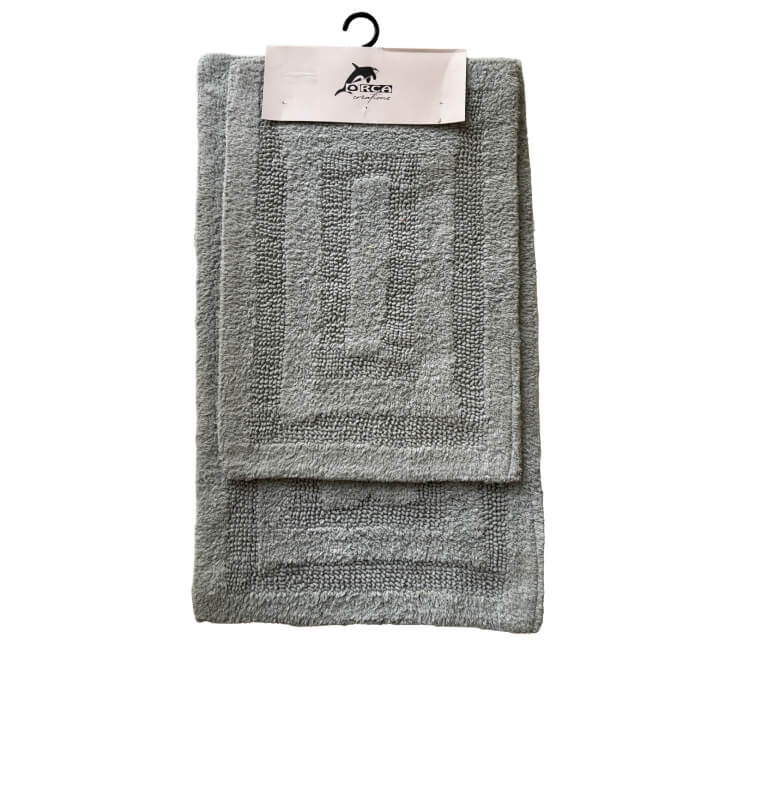Tapis de bain double face 100% coton gris foncé - Lot de 2 | Tapis de bain | 9 300 CFA , dakar, Sénégal