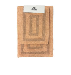 Tapis de bain double face 100% coton pêche - Lot de 2 | Tapis de bain | 9 300 CFA , dakar, Sénégal