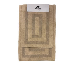 Tapis de bain double face 100% coton beige - Lot de 2 | Tapis de bain | 9 300 CFA , dakar, Sénégal