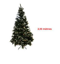 Sapin de Noël 210 cm 1250 feuilles vert + pins sur pied métal |Sapins de Noël |80 000 CFA ,Dakar, Sénégal