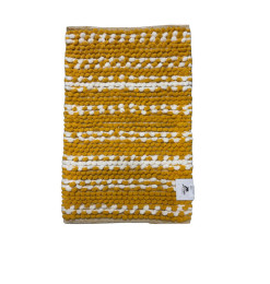 Tapis de bain 50 x 80 cm en coton jaune et blanc\r\n | Tapis de bain | 5 800 CFA , dakar, Sénégal