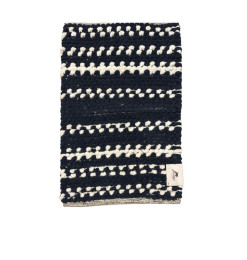 Tapis de bain 50 x 80 cm en coton bleu marine et blanc | Tapis de bain | 5 800 CFA , dakar, Sénégal