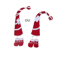 Bonnet de noël sur pied rouge/blanc h39 cm |Décorations à poser Noël |5 500 CFA ,Dakar, Sénégal