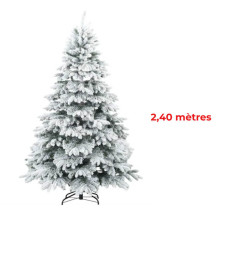 Sapin de Noël 240 cm 1253 feuilles, enneigé pied métal |Sapins de Noël |128 000 CFA ,Dakar, Sénégal