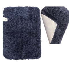 Tapis de bain 60 x 90 cm en micro polyester bleu marine | Tapis de bain | 8 100 CFA , dakar, Sénégal