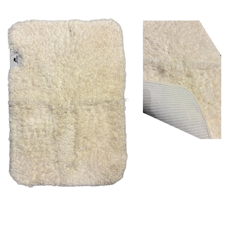 Tapis de bain 60 x 90 cm en micro polyester ivoire | Tapis de bain | 8 100 CFA , dakar, Sénégal
