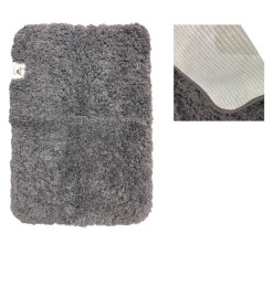 Tapis de bain 60 x 90 cm en micro polyester gris | Tapis de bain | 8 100 CFA , dakar, Sénégal