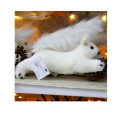 Écureuil blanc 31 cm |Décorations à poser Noël |7 500 CFA ,Dakar, Sénégal