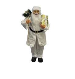 Père Noël Blanc/Or 120 cm |Décorations à poser Noël |48 000 CFA ,Dakar, Sénégal