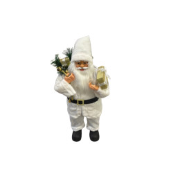 Père Noël Blanc/Or 80 cm |Décorations à poser Noël |25 500 CFA ,Dakar, Sénégal