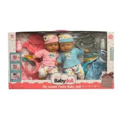 Poupon jumeaux 32.5 cm baby doll avec accessoires - Dès 3 ans | Poupons & poupées | 18 800 CFA , dakar, Sénégal