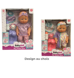 Poupon baby doll avec accessoires 30 cm - Dès 3 ans | Poupons & poupées | 9 400 CFA , dakar, Sénégal