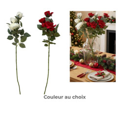 Fleur artificielle Snowy Rose |Autres accessoires Noël |2 900 CFA ,Dakar, Sénégal