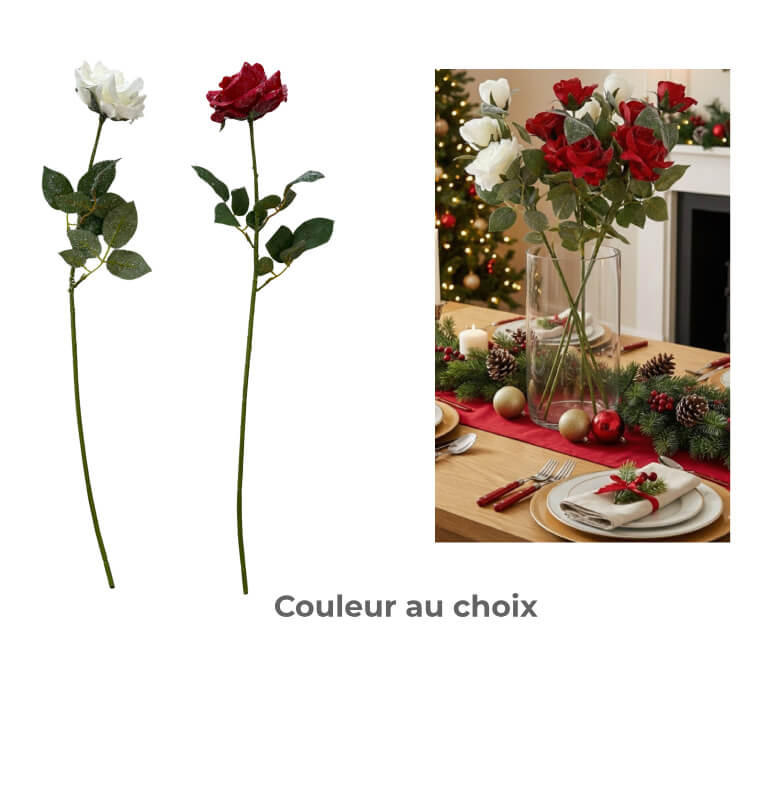 Rose artificielle 70 cm |Autres accessoires Noël |1 400 CFA ,Dakar, Sénégal