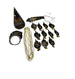 Coffret cotillons "Happy New Year" , 30 Pcs pour 5 personnes | Accessoires party | 8 200 CFA , dakar, Sénégal