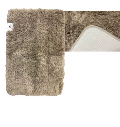 Tapis de bain 60 x 90 cm en micro polyester taupe | Tapis de bain | 8 100 CFA , dakar, Sénégal