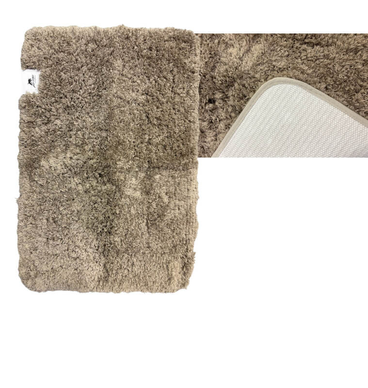 Tapis de bain 60 x 90 cm en micro polyester taupe | Tapis de bain | 8 100 CFA , dakar, Sénégal
