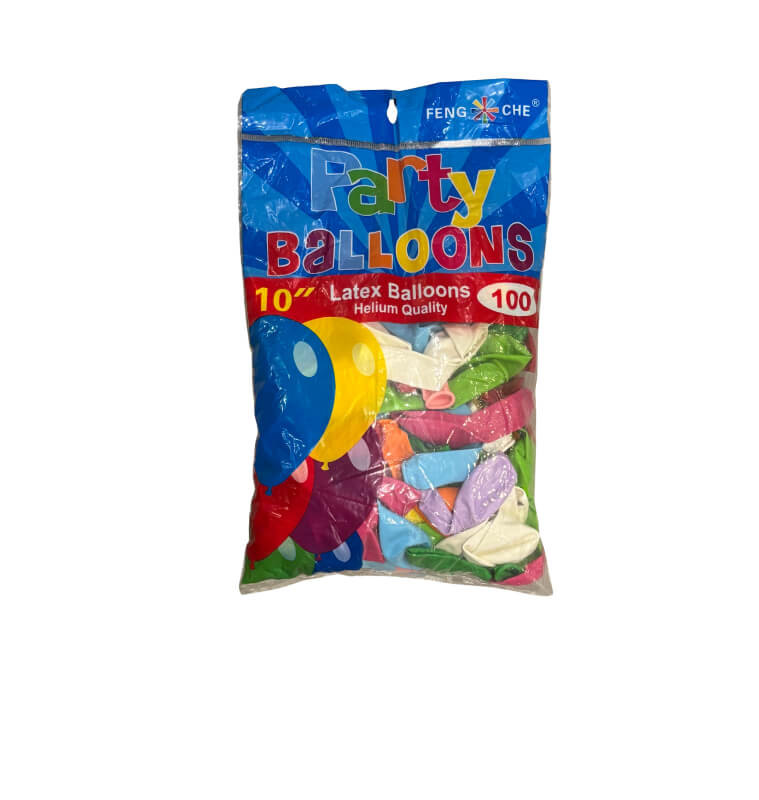 Ballon en latex multicolore, 25 cm, Lot de 100 | Accessoires party | 4 700 CFA , dakar, Sénégal