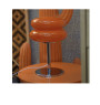 Lampe de table 20 × 20 × 29 cm en verre orange sur pied métal | Lampes de table, lampes de chevet , Dakar, Sénégal