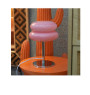 Lampe de table 20 × 20 × 29 cm en verre pink sur pied métal | Lampes de table, lampes de chevet , Dakar, Sénégal