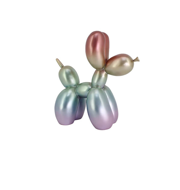 Statuette 26 cm chien ballon multicolore | Statuettes , Dakar, Sénégal