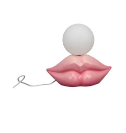Lampe 33 cm en forme de bouche rose | Lampes de table, lampes de chevet , Dakar, Sénégal
