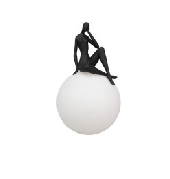 Lampe de table 58 cm boule femme pensante | Lampes de table, lampes de chevet , Dakar, Sénégal