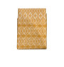 Parure de lit 180x200 cm (Drap housse, drap plat et 2 taies) en coton 100% jaune moutarde motif | Linge de lit , Dakar, Sénégal