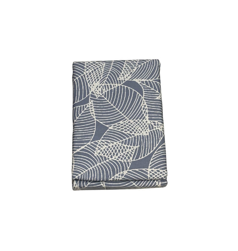 Parure de lit 90x200 cm (Drap housse, drap plat et 1 taie) en coton 100% bleu motif. | Linge de lit , Dakar, Sénégal