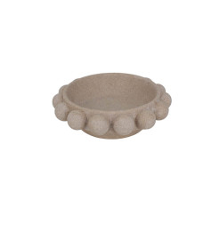 Vide-poche D29 cm en résine beige