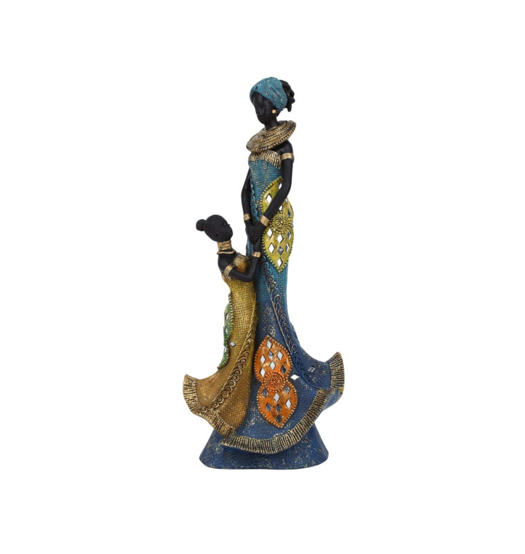 Statuette femme et petite fille africaine 36 cm | Statuettes , Dakar, Sénégal