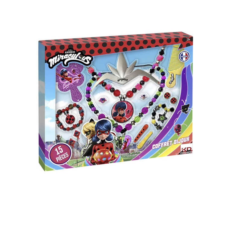 Coffret bijoux Miraculous Ladybug - 15 pièces - dès 3 ans | Mode & Beauté | 15 000 CFA , dakar, Sénégal