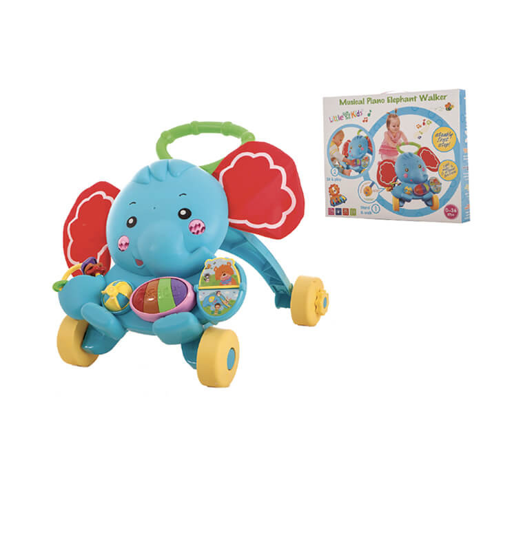 Éléphant musical avec piano et fonction trotteur - De 0 à 36 mois | Activités & jeux d'éveil | 35 400 CFA , dakar, Sénégal