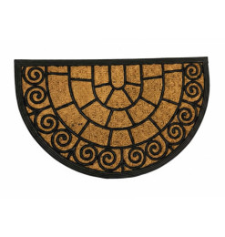 Paillasson demi-rond Panama 45x75 cm en fibre de coco et caoutchouc | Paillassons , Dakar, Sénégal