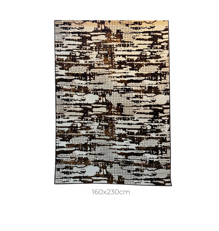 Tapis en polypropylène marron moutarde, 160 x 230 cm | Tapis décoratifs , Dakar, Sénégal