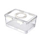Boîte organisateur de frigo 33,5 x 24 x 15 cm avec couvercle à clips transparent/blanc | Organisation | 6 300 CFA , dakar, Sé...